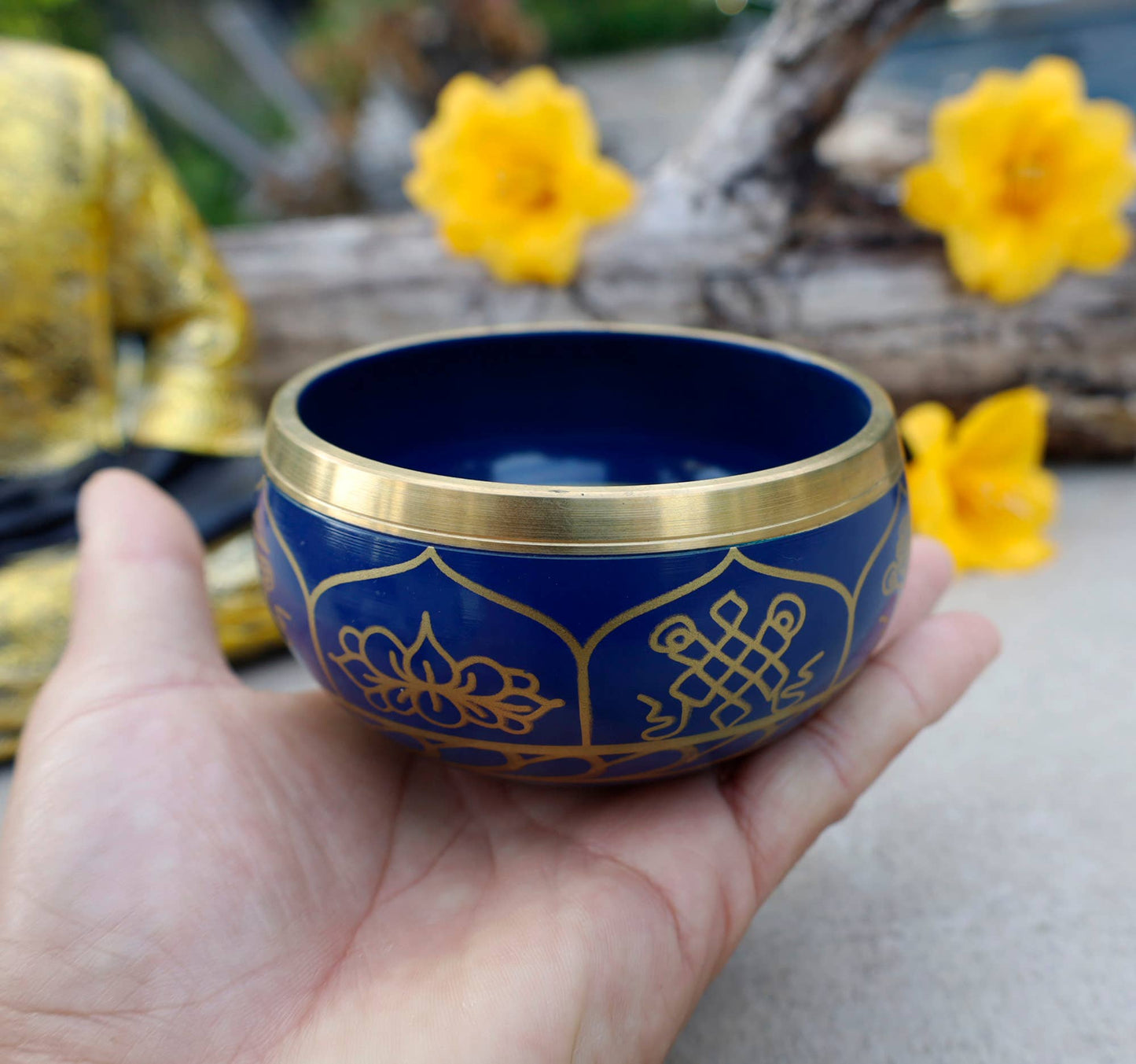 Tibetan Singing Bowl - Complete Set For Meditation & Yoga