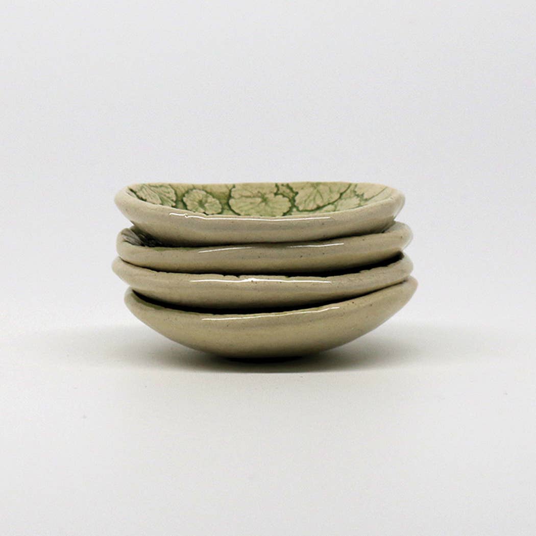 Pottery Dish Bowl - Ground Ivy Handmade USA