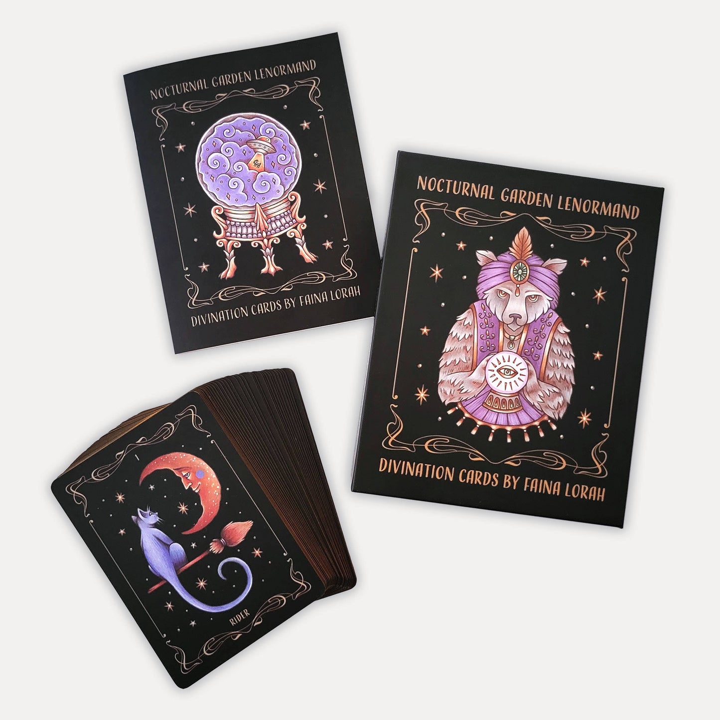 Nocturnal Garden Lenormand - Deluxe Ed - Art Nouveau Deck