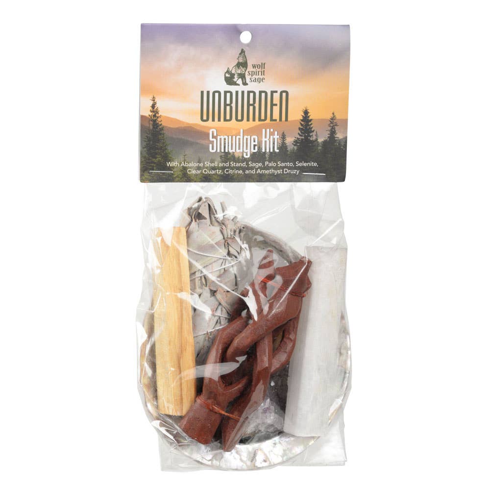 Unburden Crystal Sage Smudge Kit