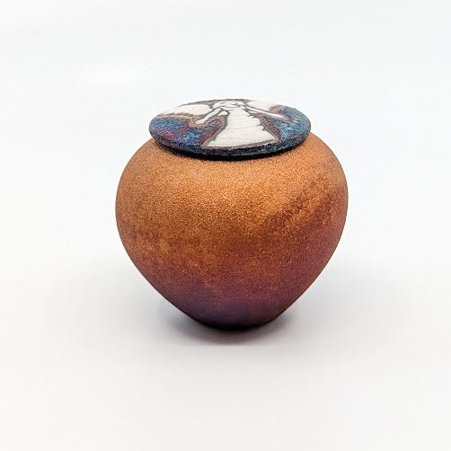 Raku Small Dream Jar - Angel 1
