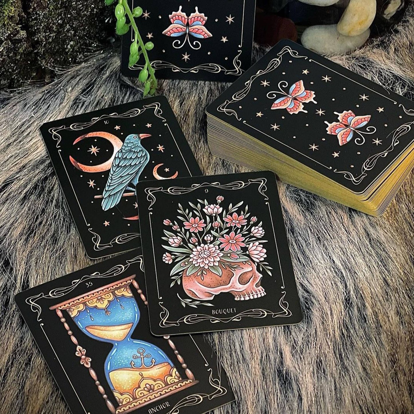 Nocturnal Garden Lenormand - Deluxe Ed - Art Nouveau Deck