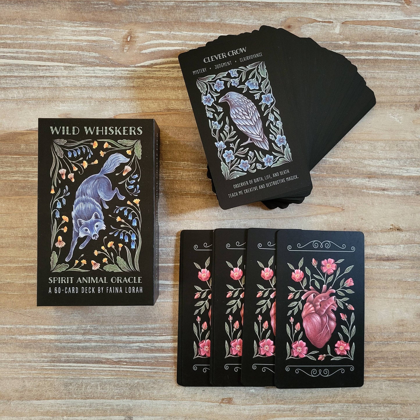 Wild Whiskers Oracle Deck - Spirit Animal Divination Cards