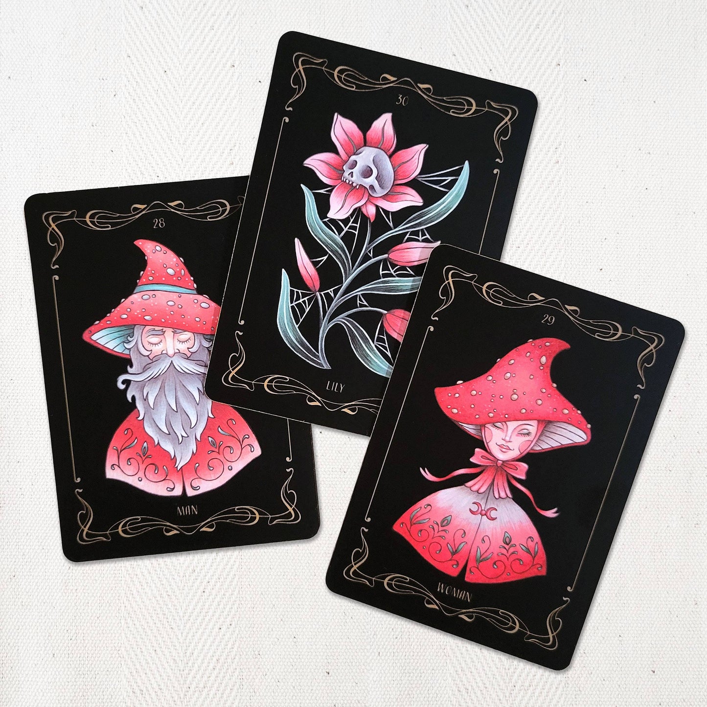 Nocturnal Garden Lenormand - Deluxe Ed - Art Nouveau Deck