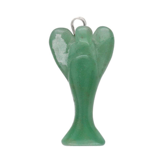 Aventurine Angel Pendant