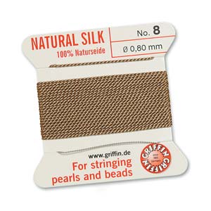 GRIFFIN SILK BEAD CORD SIZE 8