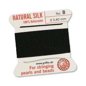 GRIFFIN SILK BEAD CORD SIZE 8