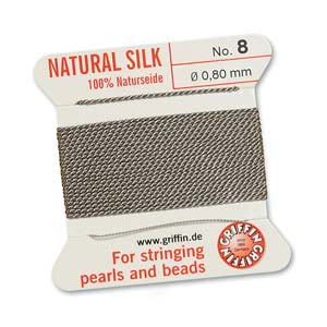GRIFFIN SILK BEAD CORD SIZE 8