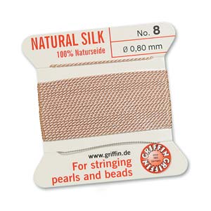 GRIFFIN SILK BEAD CORD SIZE 8