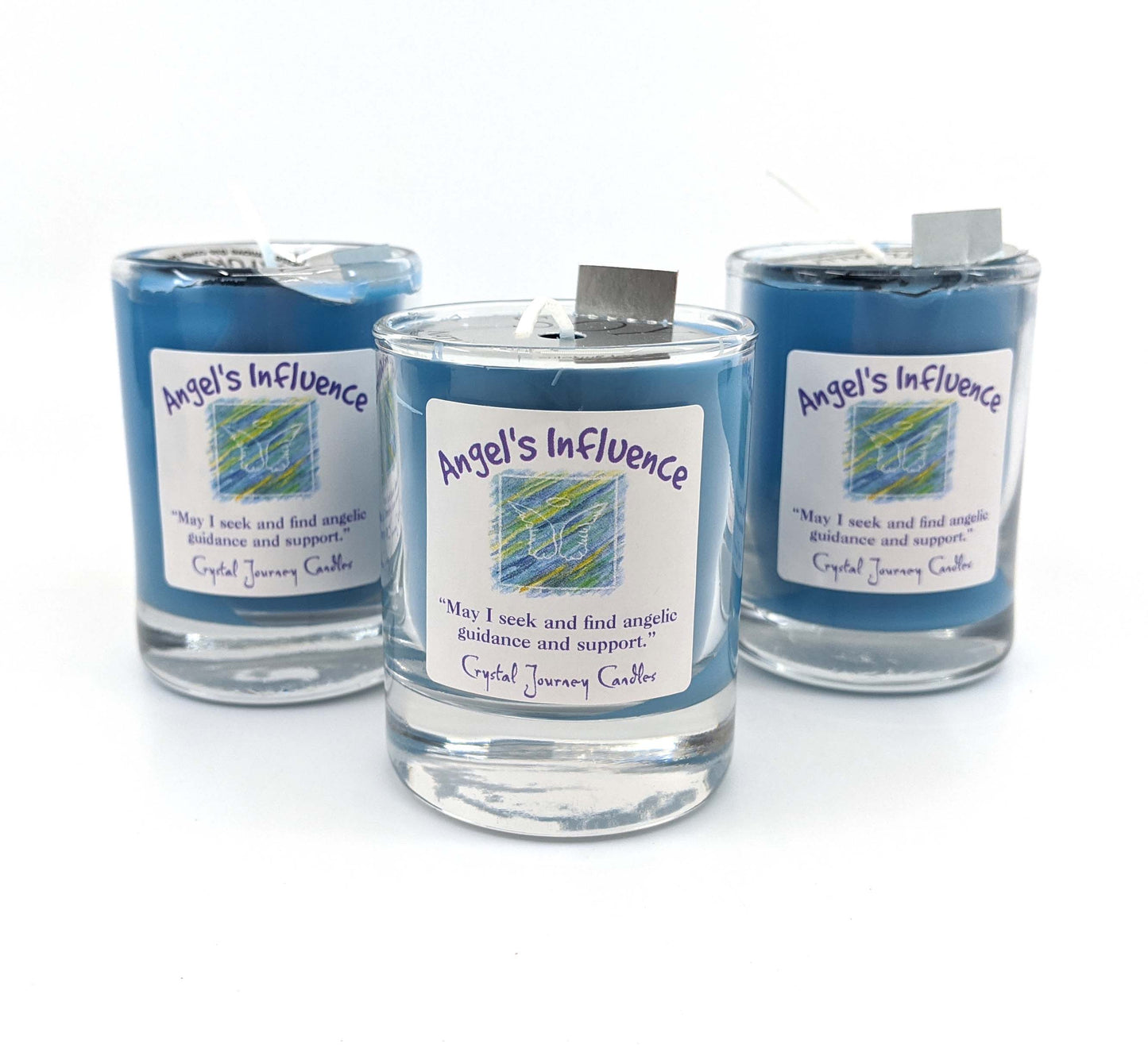 Crystal Journey Filled Votive Holder - Angel's Influence