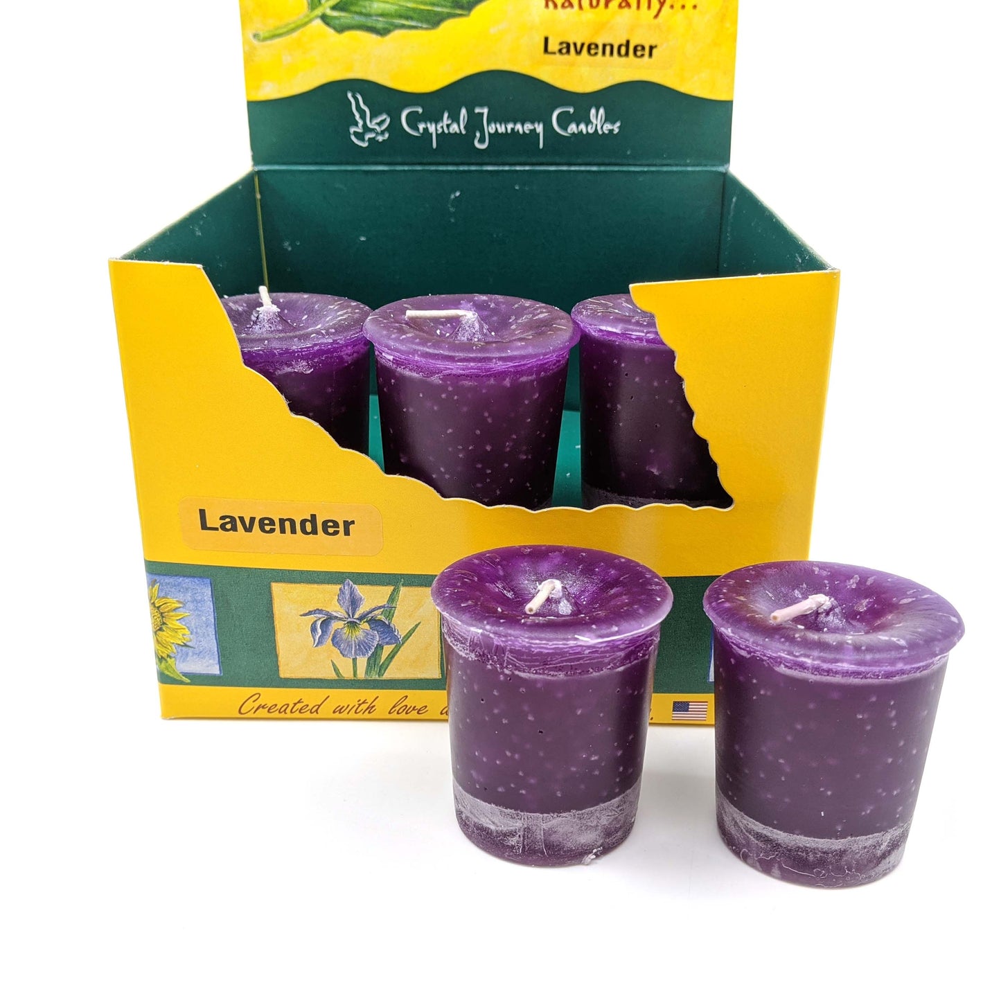 Crystal Journey Votive Lavender