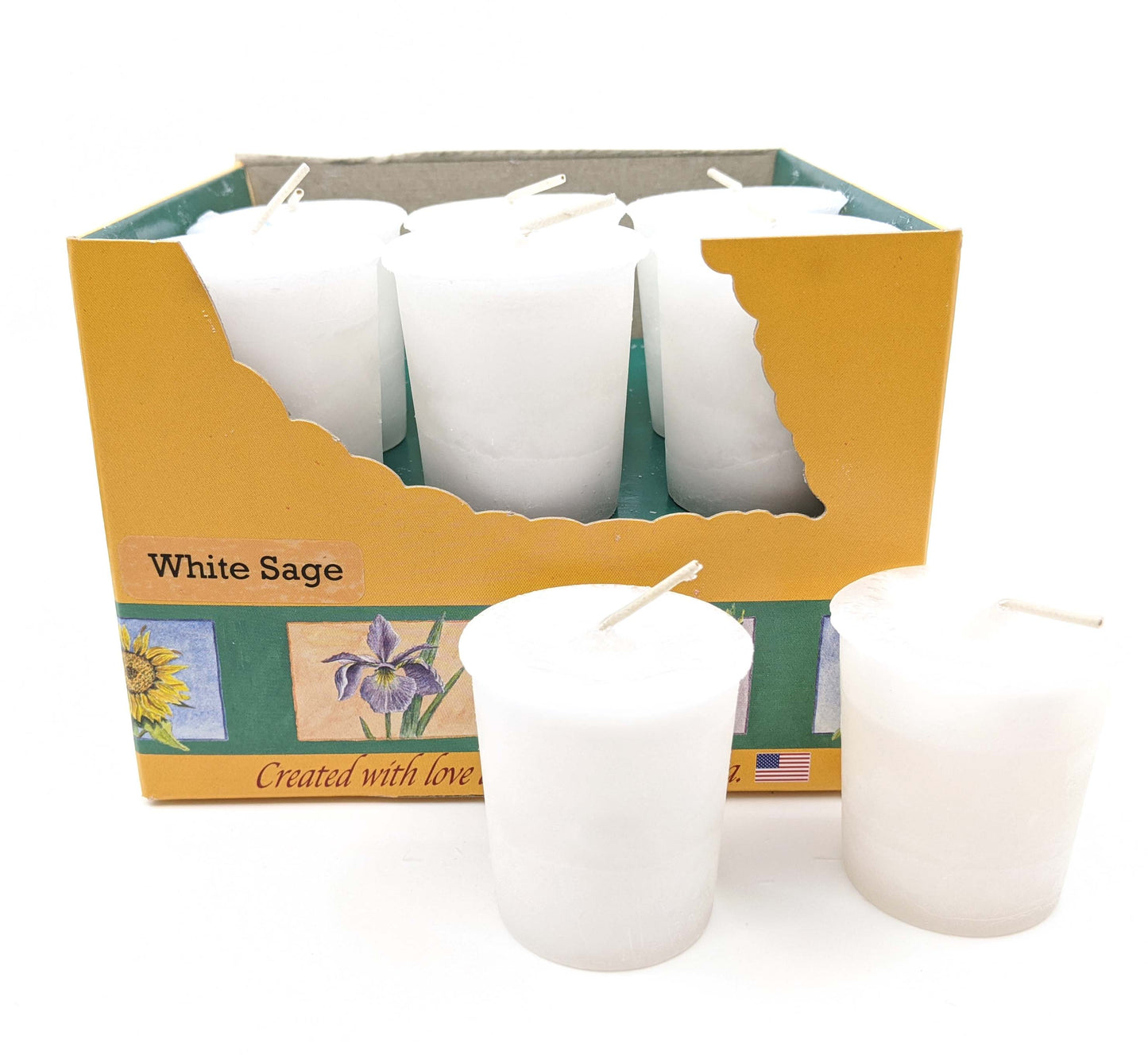 Crystal Journey Votive White Sage