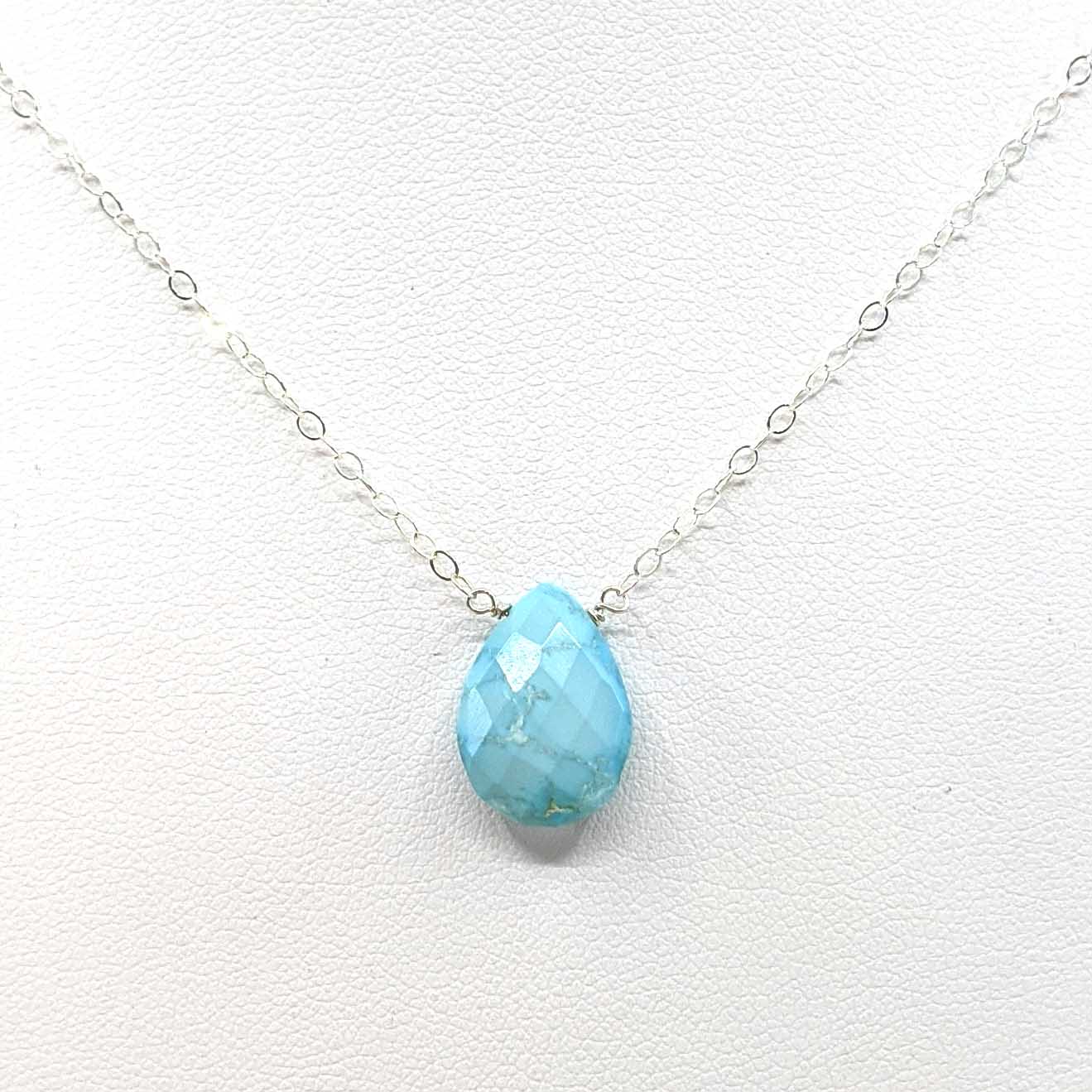 Turquoise Briolette Necklace