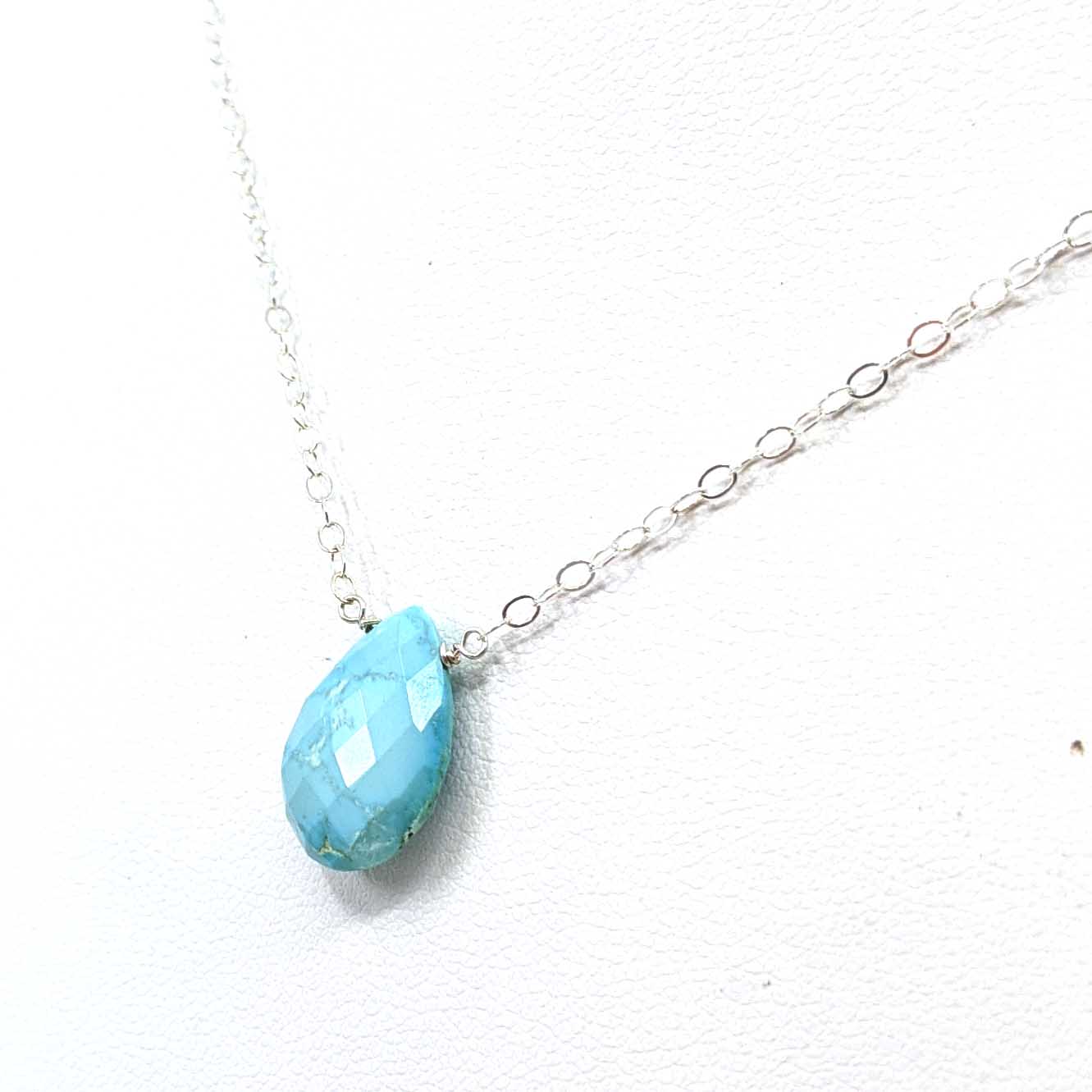 Turquoise Briolette Necklace