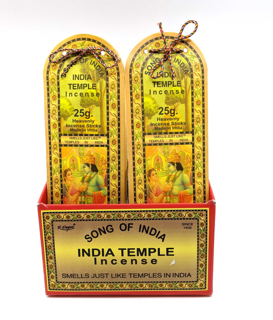 Song Of India - India Temple Incense Sticks 25g