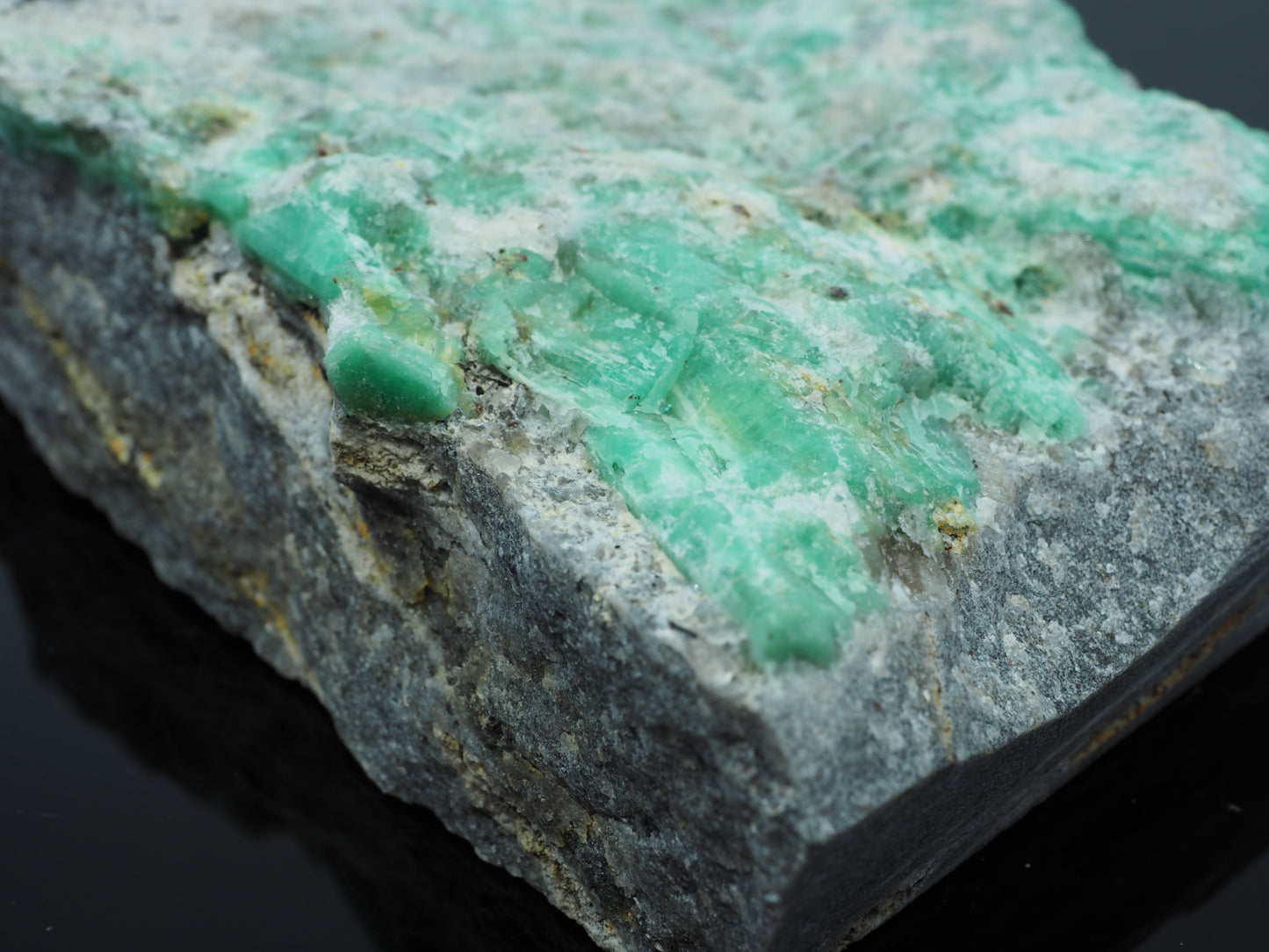 Emerald Crystal in Matrix