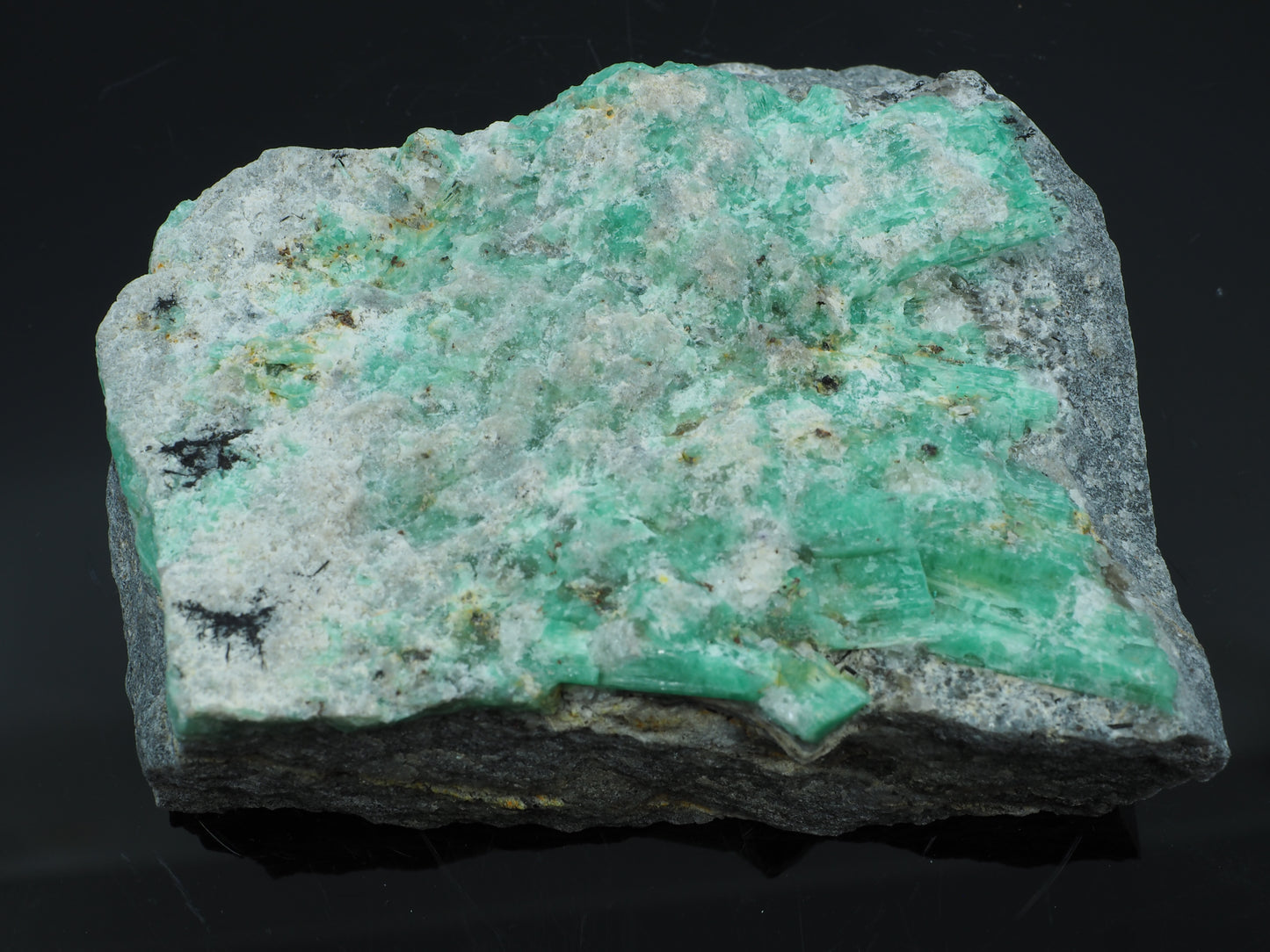 Emerald Crystal in Matrix