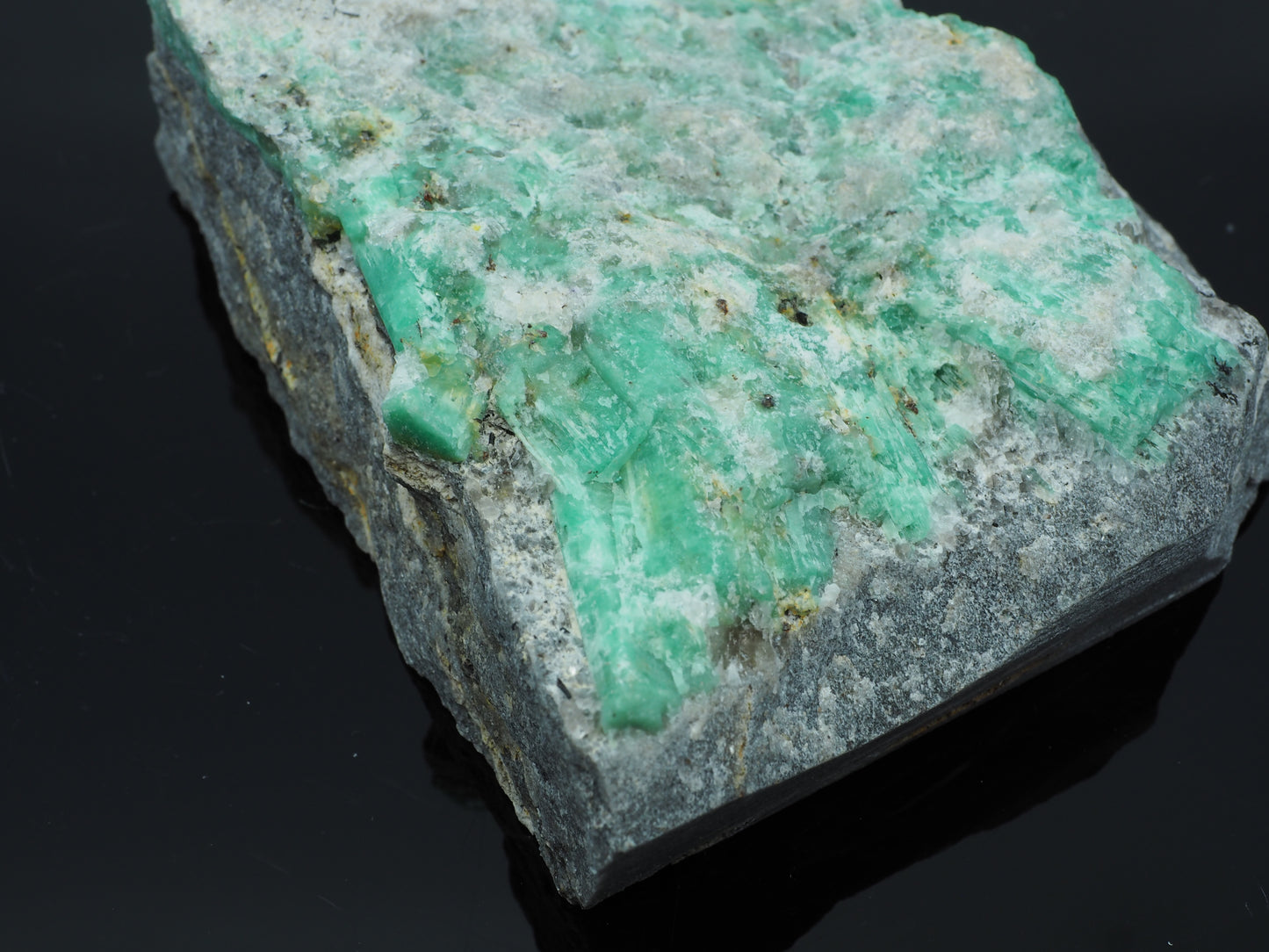 Emerald Crystal in Matrix