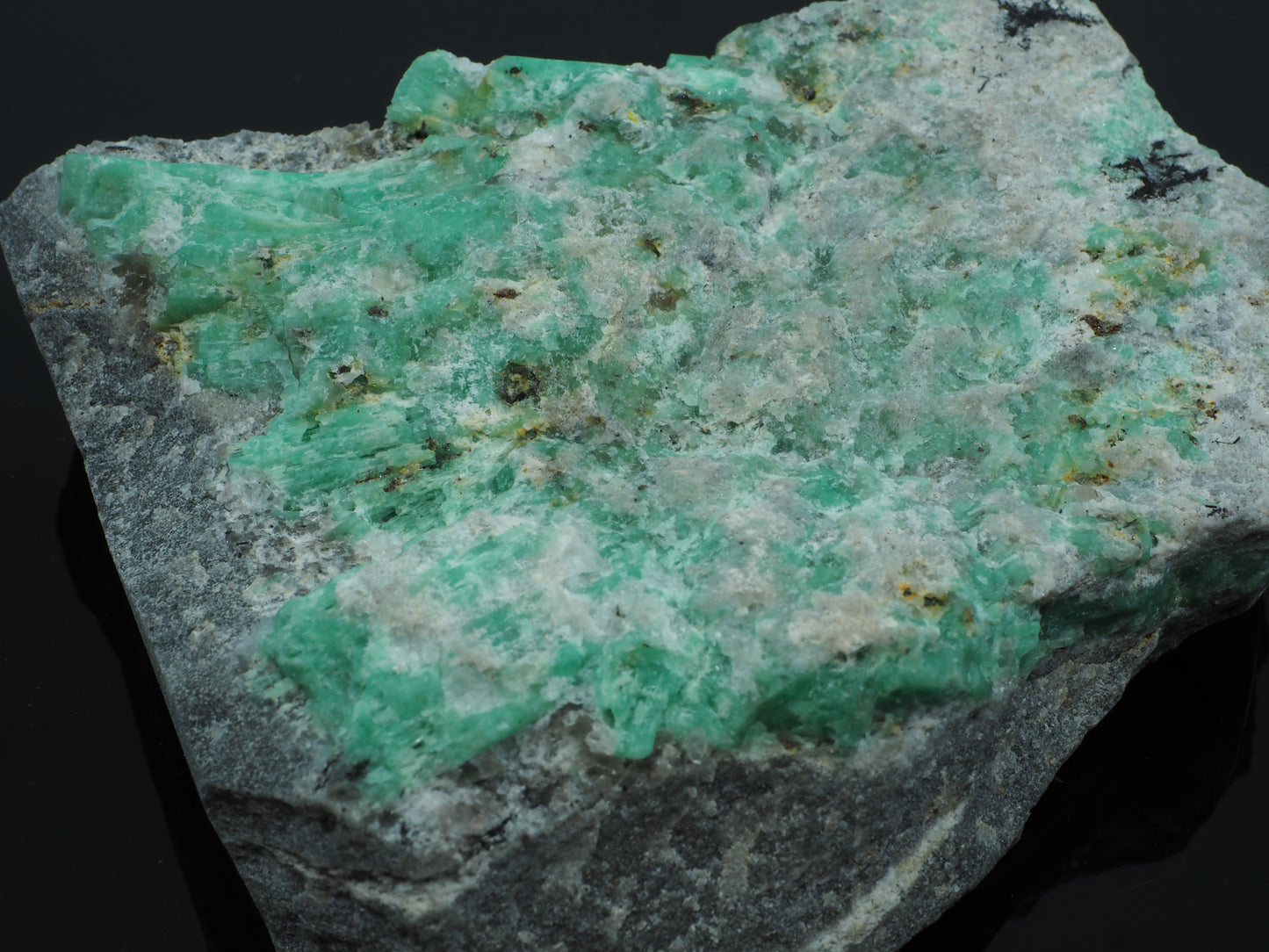Emerald Crystal in Matrix