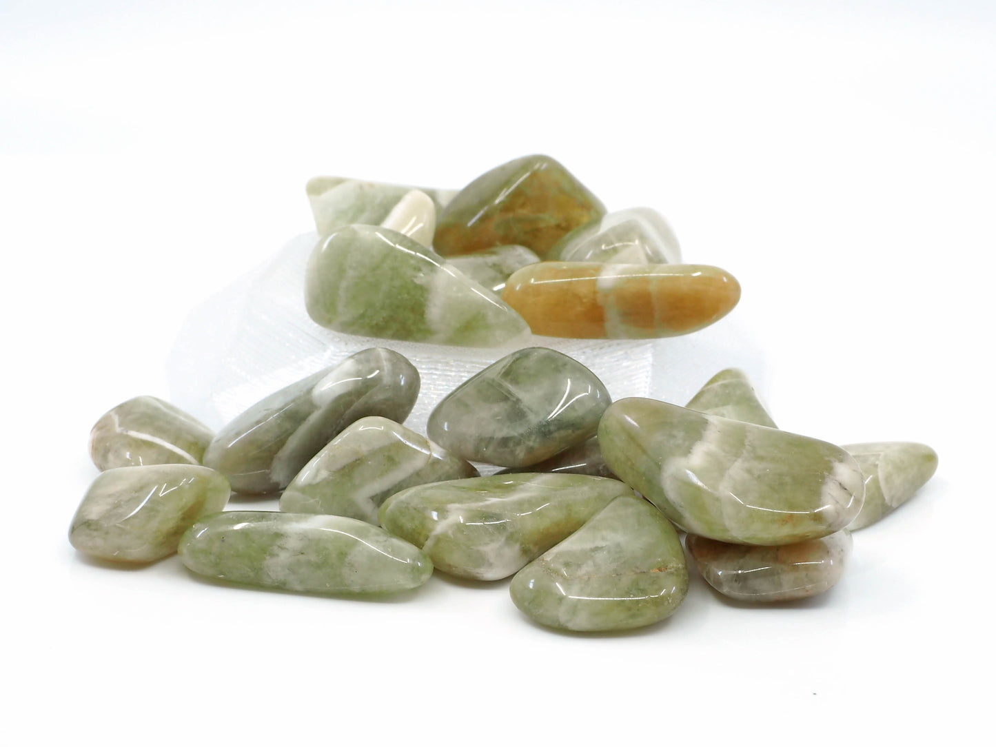 Prasiolite Tumble Polished 1pc.