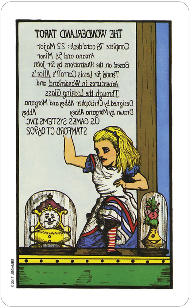 The Wonderland Tarot in Tin