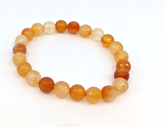 Carnelian Stretch 8mm Bracelet