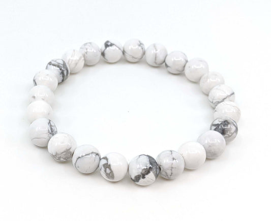 Howlite 8mm Stretch Bracelet