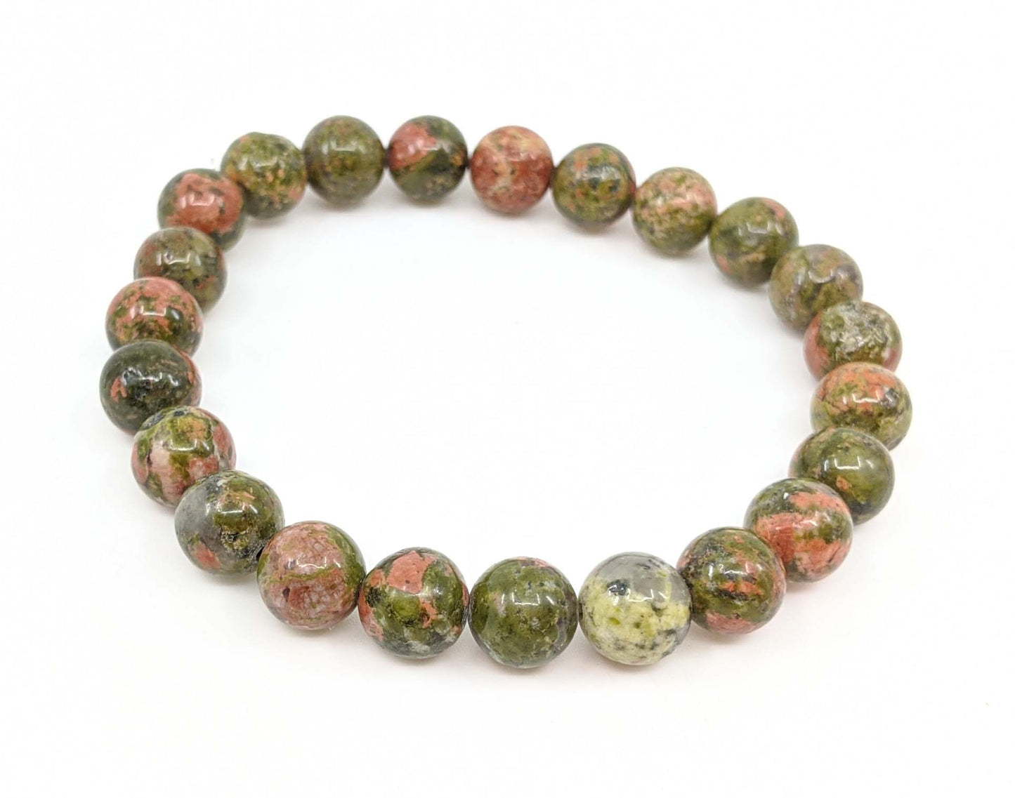 Unakite 8mm Stretch Bracelet