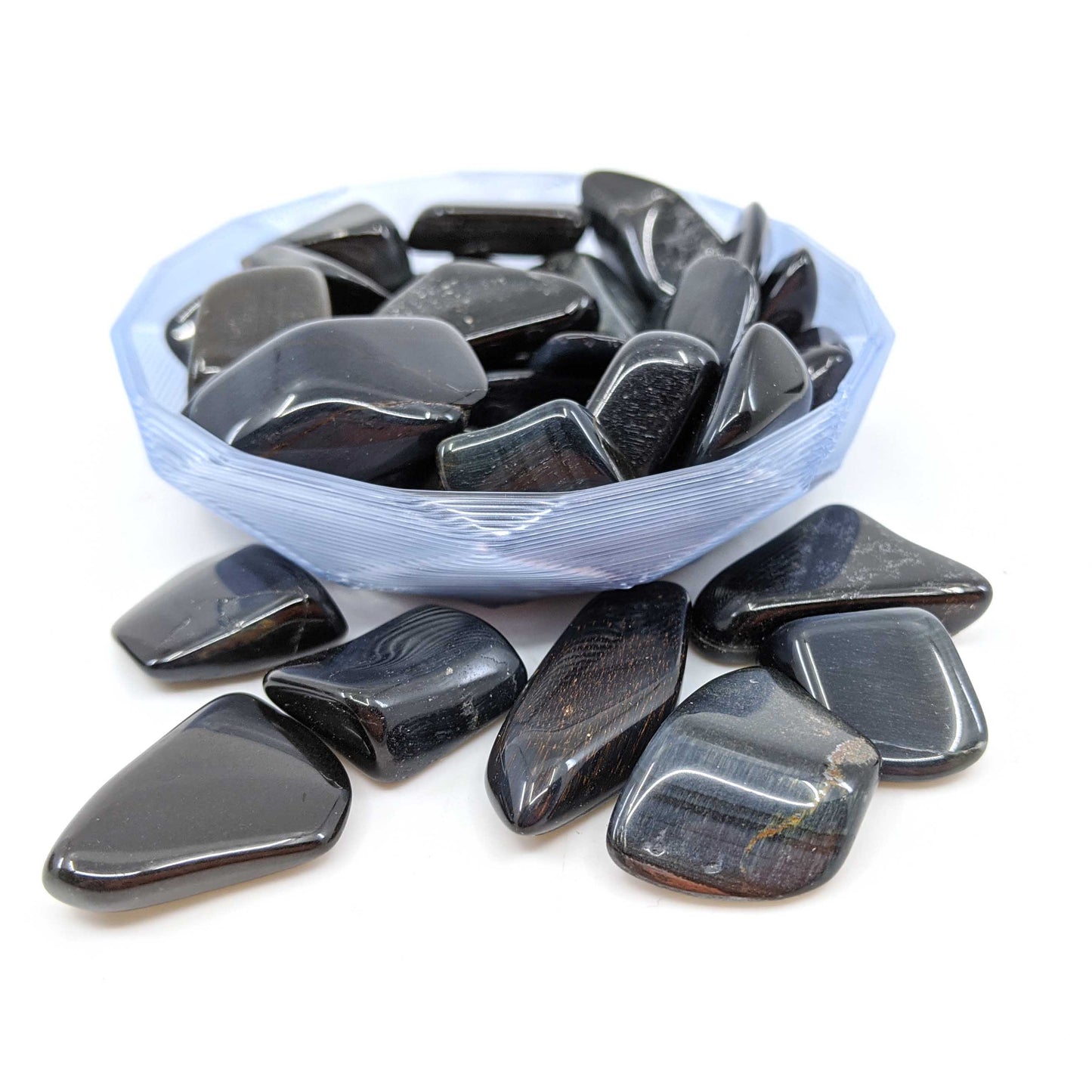 Blue Tigers Eye (Hawks Eye) Tumble Polished 1pc.