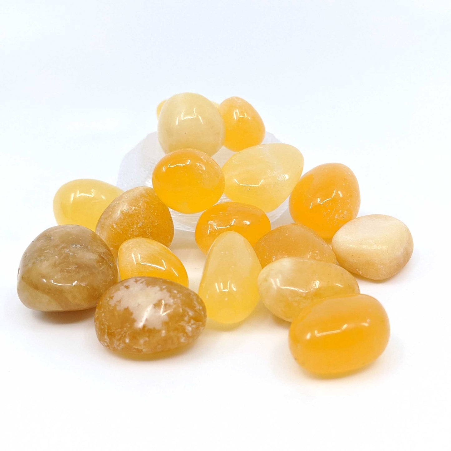 Orange Calcite Tumble Polished 1pc.