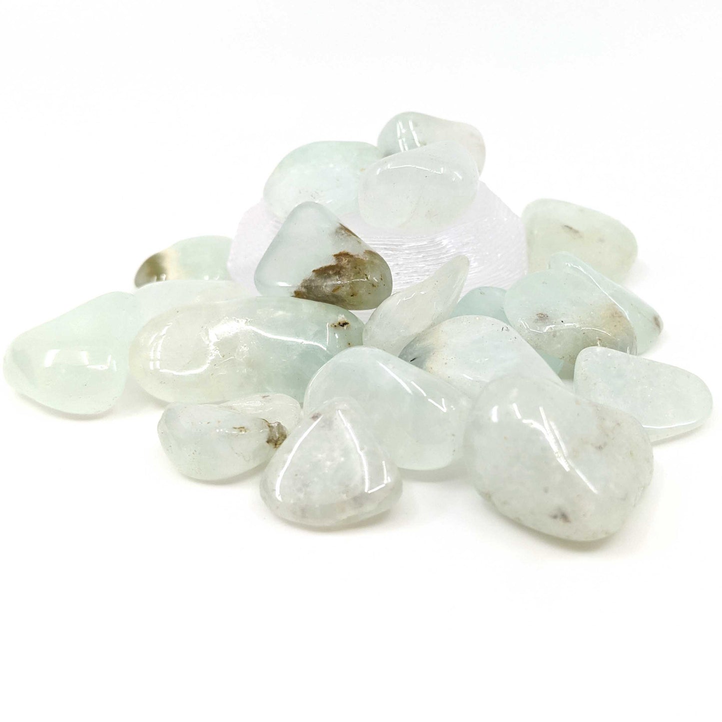 Prehnite Tumble Polished 1pc.