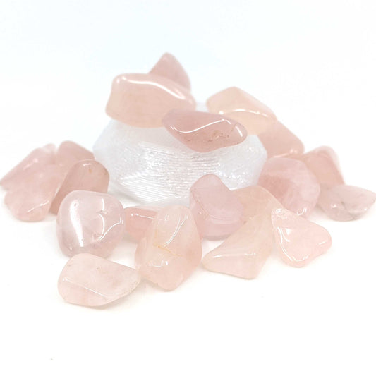 Rose Quartz Tumble Polished 1pc.