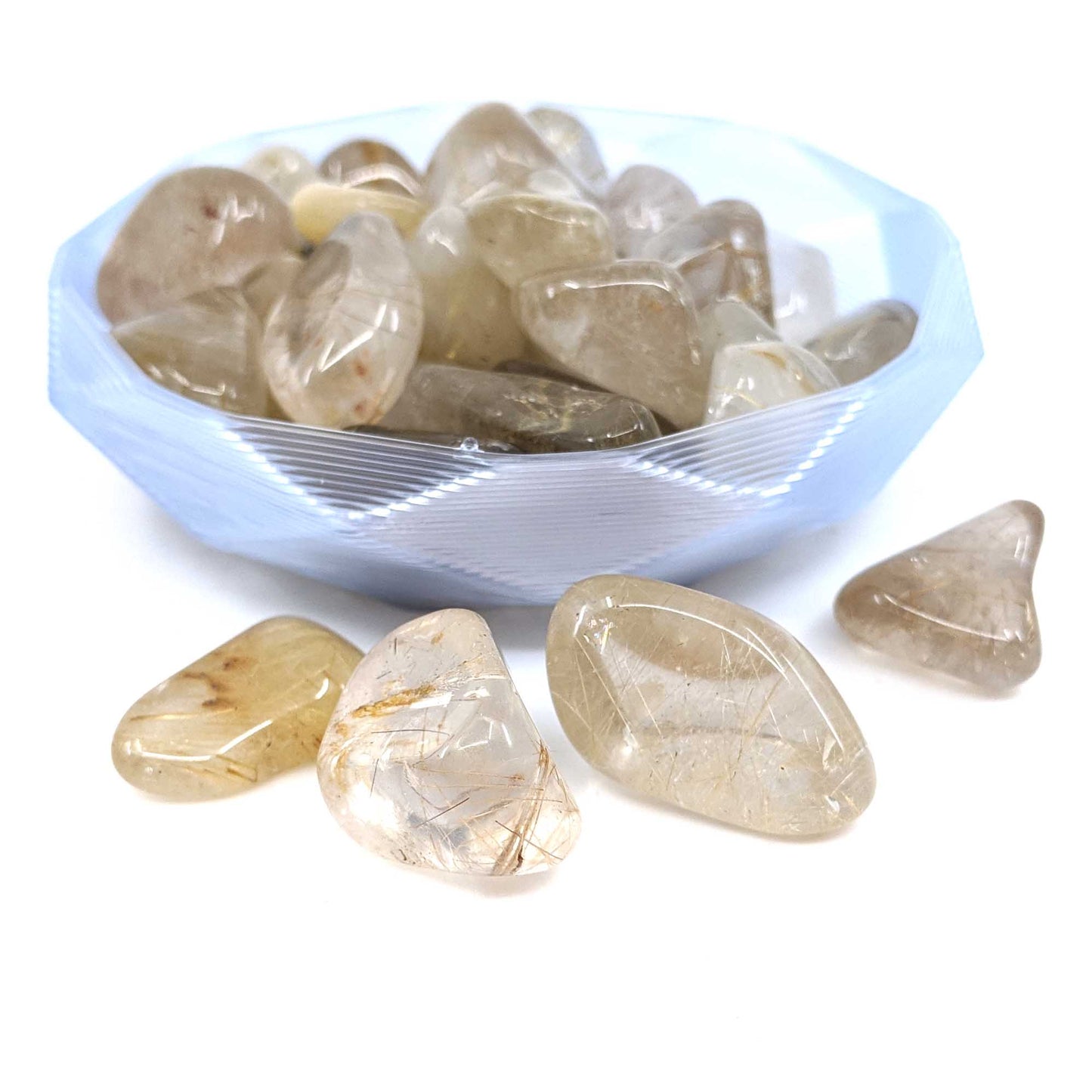 Rutilated Quartz Tumble Polished 1pc.