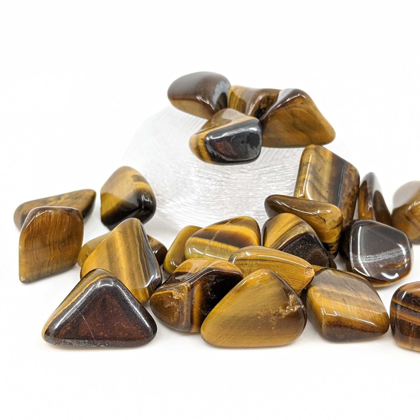 Tigers Eye Tumble Polished 1pc.