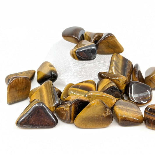 Tigers Eye Tumble Polished 1pc.