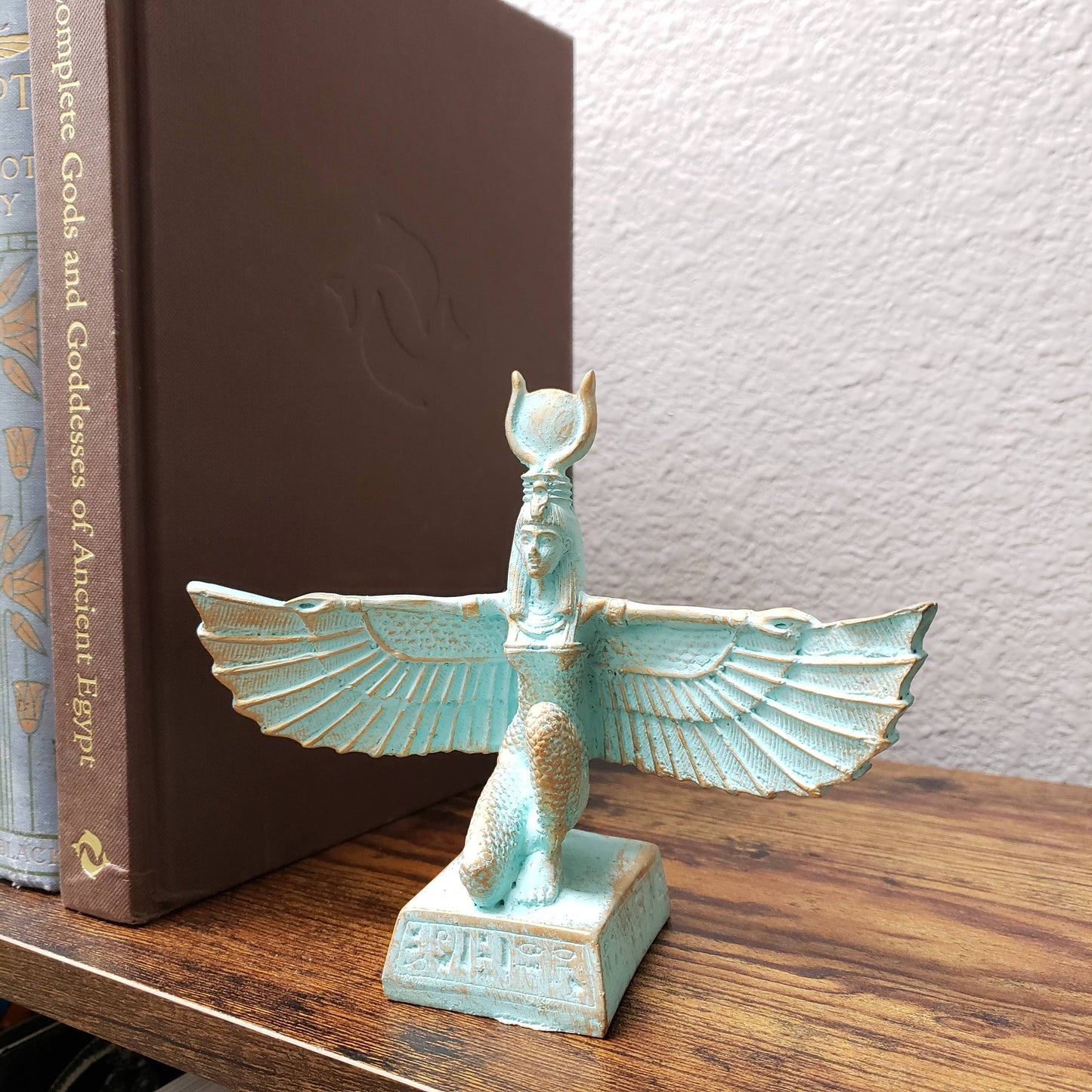 Winged Isis Patina - 6"