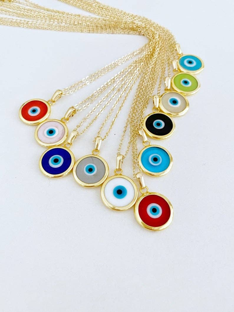 Murano Glass Evil Eye Necklace