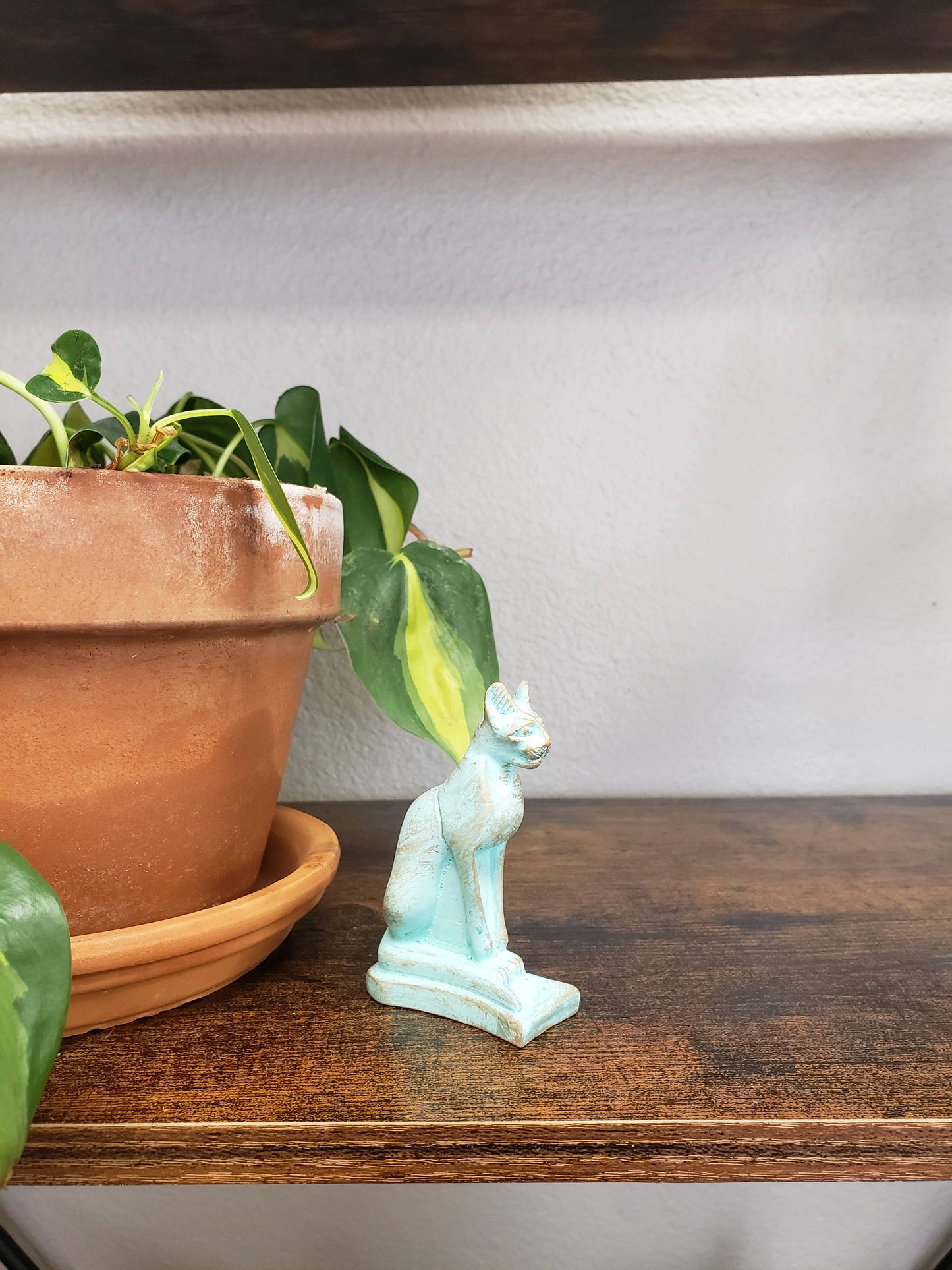 Bastet Cat Statue Patina Mini - 3"