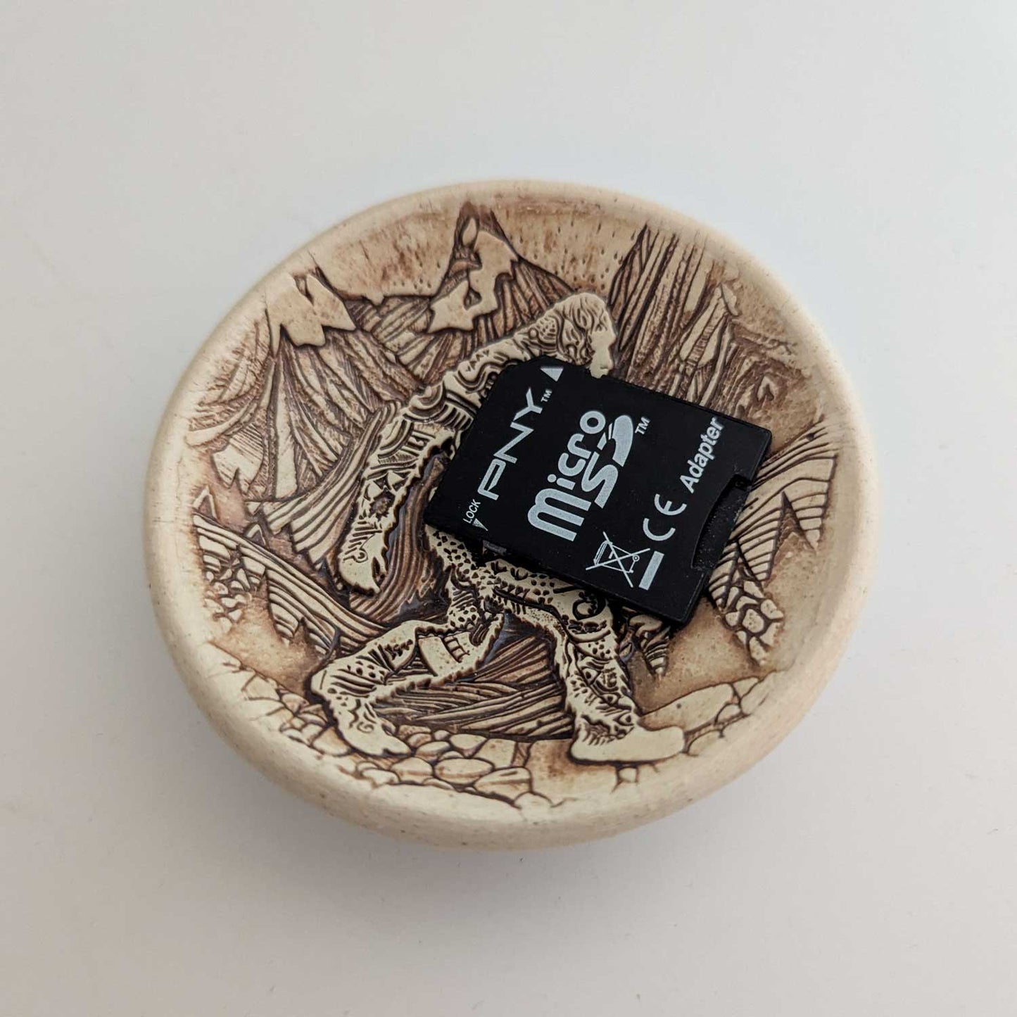 Pottery Dish Bowl - Sasquatch