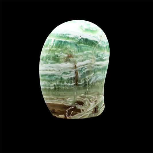 Caribbean Blue Calcite (Seafoam Calcite) Free Forms Rounded