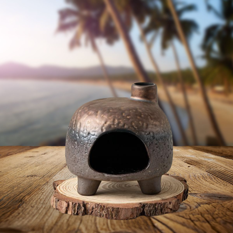 Little Golden House Fireplace