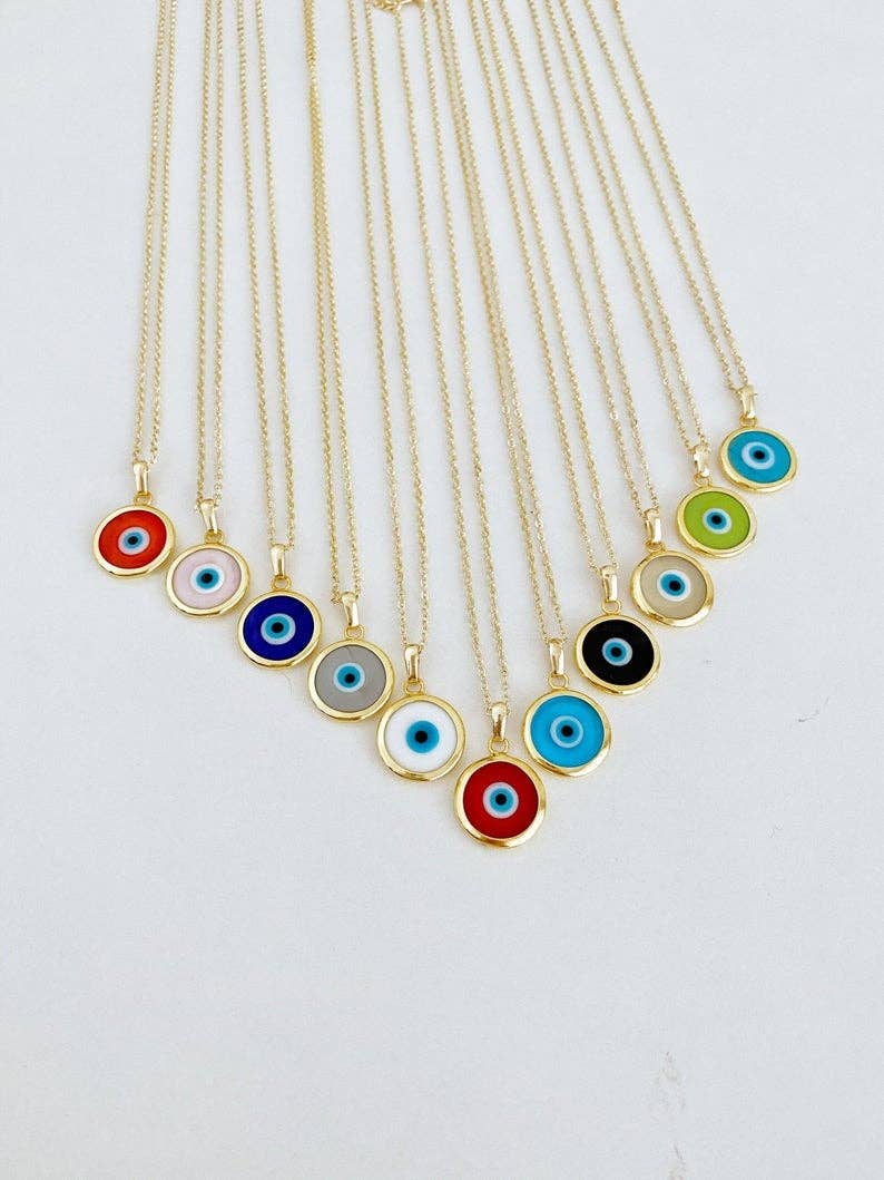 Murano Glass Evil Eye Necklace