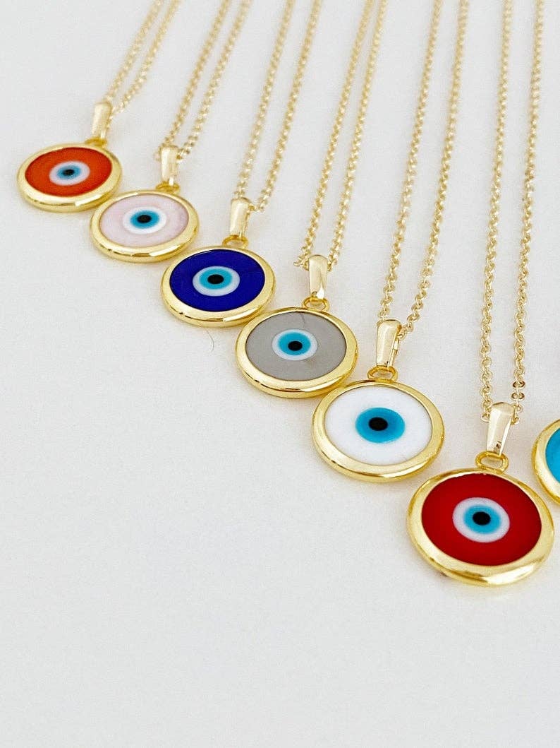 Murano Glass Evil Eye Necklace