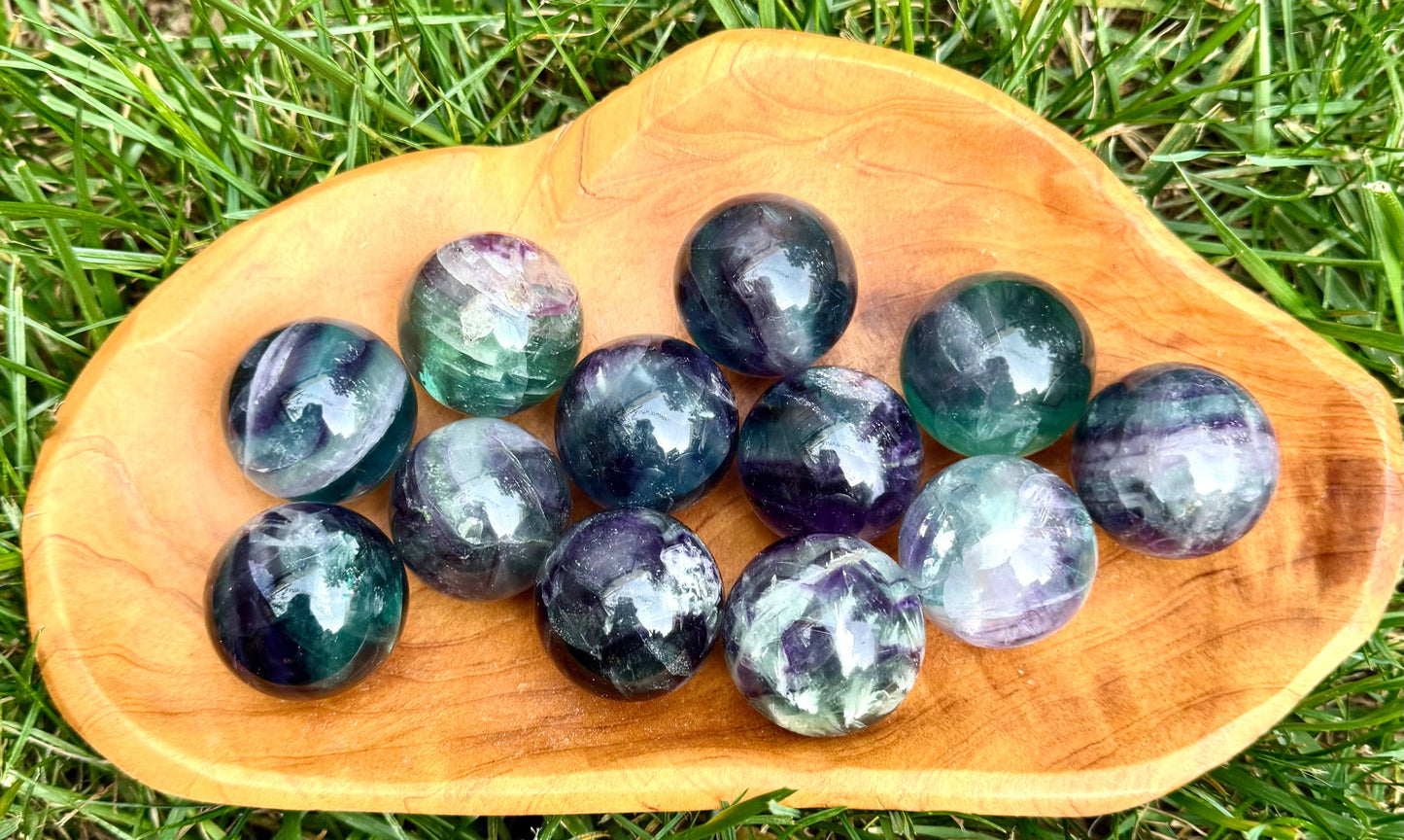 Natural Fluorite Sphere 35mm
