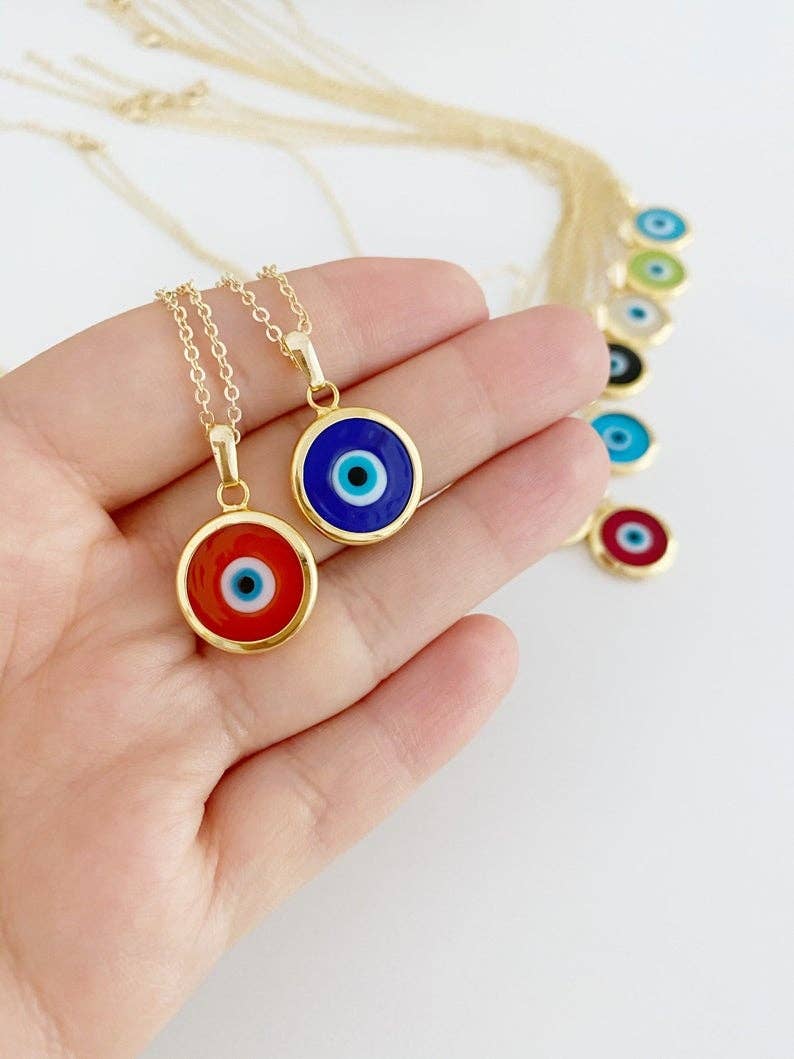 Murano Glass Evil Eye Necklace