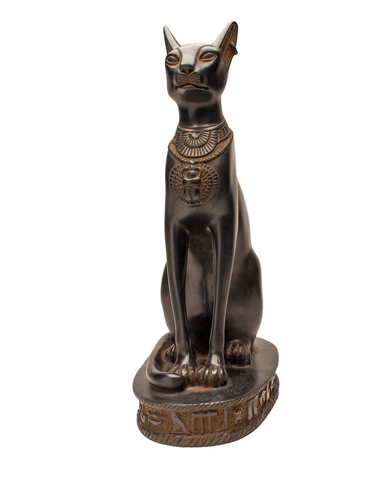 Bastet Cat Statues - Black - Egyptian Goddess