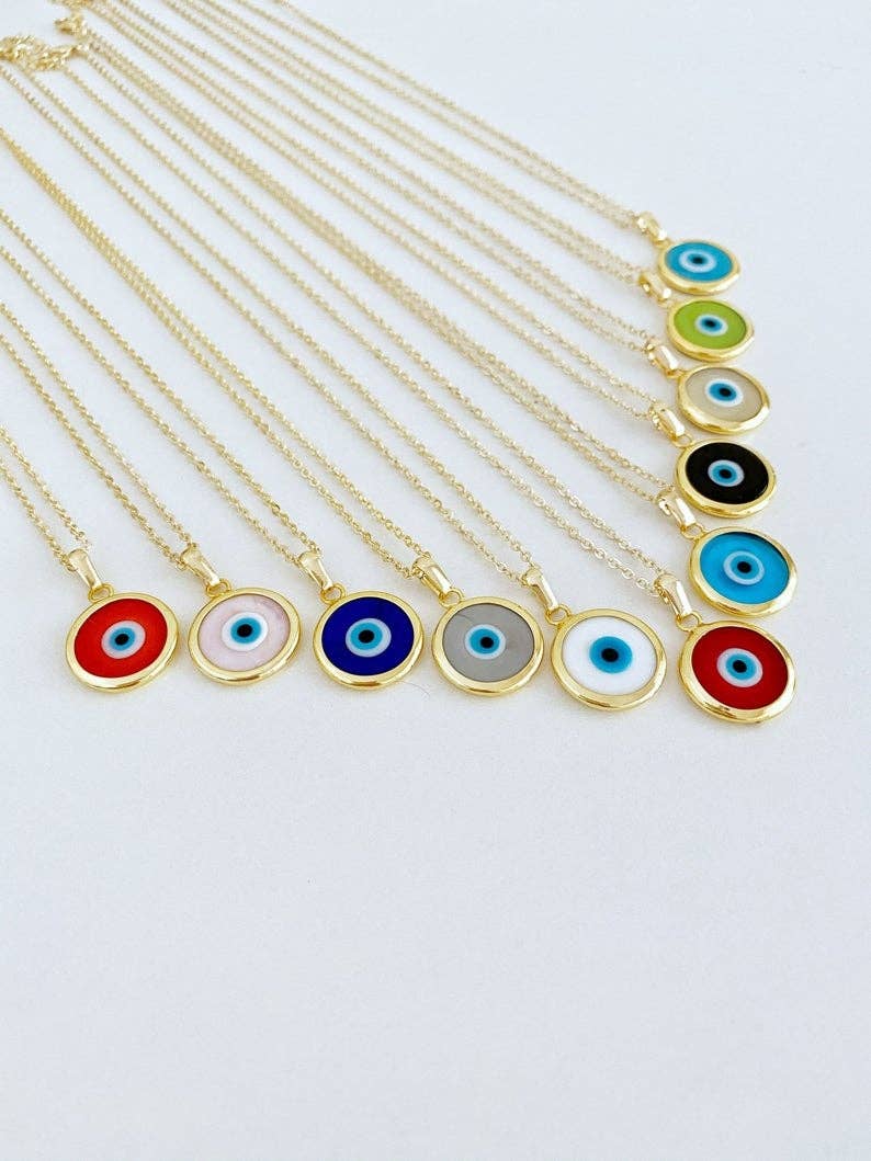 Murano Glass Evil Eye Necklace