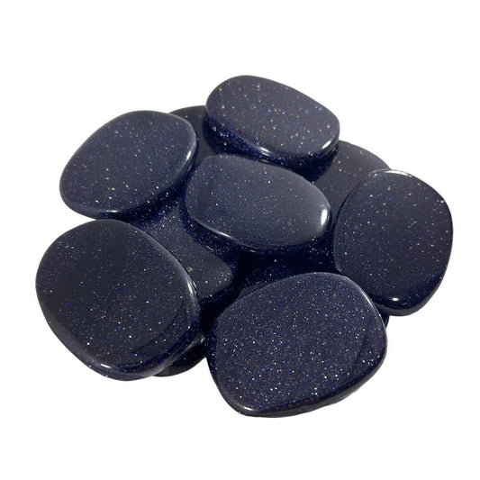 Blue Goldstone Smooth Flats