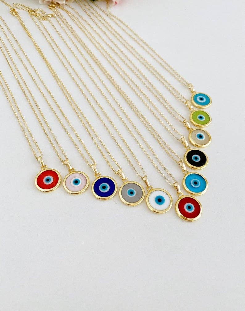 Murano Glass Evil Eye Necklace