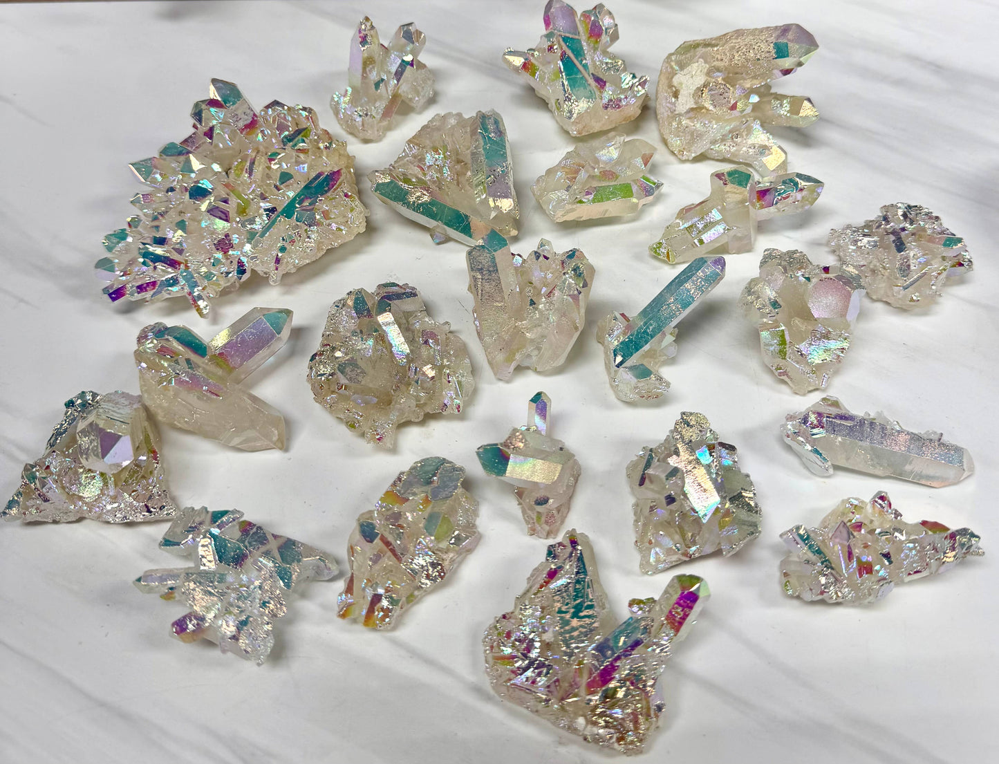 Angel Aura Quartz Cluster